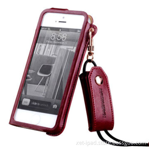 Flip cellphone cases for iPhone 5C, stitching pattern, ultra-thin